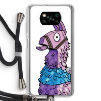 Lama: Xiaomi Poco X3 NFC Transparant Hoesje met koord