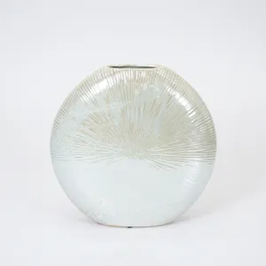 JADA PEARL OVAL VASE 31X9CM