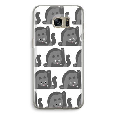 Cats: Samsung Galaxy S7 Edge Transparant Hoesje