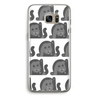 Cats: Samsung Galaxy S7 Edge Transparant Hoesje