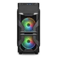 Sharkoon VG7-W RGB Midi-tower PC-behuizing Zwart - thumbnail