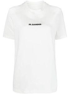 Jil Sander t-shirt en coton à logo imprimé - Blanc