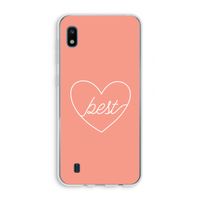Best heart: Samsung Galaxy A10 Transparant Hoesje