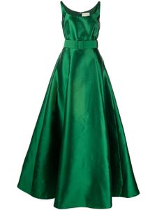 Sachin & Babi robe longue Kruse à taille ceinturée - Vert