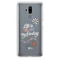 Tough Life: LG G7 Thinq Transparant Hoesje