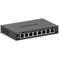 NETGEAR GS308E Managed L2/L3 Gigabit Ethernet (10/100/1000) Power over Ethernet (PoE) Zwart - thumbnail