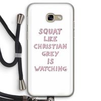 Christian Grey: Samsung Galaxy A5 (2017) Transparant Hoesje met koord