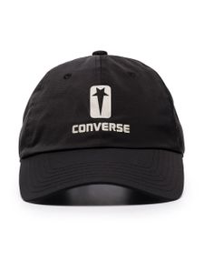 Rick Owens DRKSHDW x Converse casquette à logo imprimé - Noir