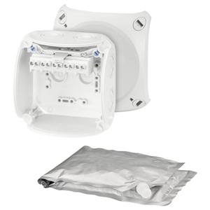 Hensel 62000101 Verdeeldoos Halogeenvrij, Verzegelbaar, Weerbestendig (l x b) 104 mm x 104 mm 1 stuk(s)