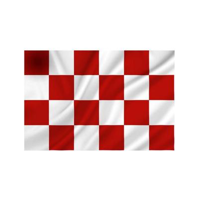 Provincie vlag groot - Noord Brabant - 100 x 150 cm - polyester - feest vlaggen