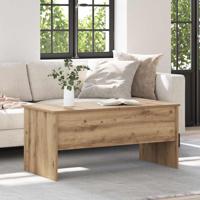 Salontafel artisanaal eikenkleurig 102 x 50,5 x 46,5 cm
