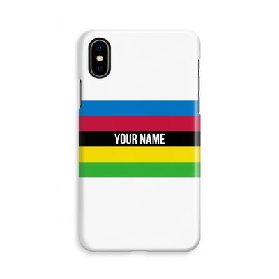 WK Wielrennen: iPhone Xs Volledig Geprint Hoesje WK Wielrennen: iPhone Xs Volledig Geprint Hoesje