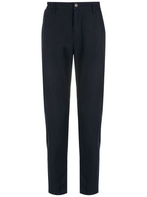 Osklen pantalon fuselé Fluid en lin - Bleu