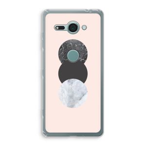 Marmeren cirkels: Sony Xperia XZ2 Compact Transparant Hoesje