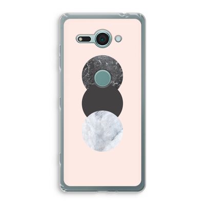 Marmeren cirkels: Sony Xperia XZ2 Compact Transparant Hoesje