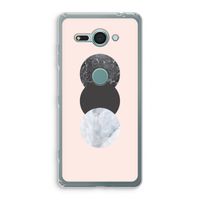 Marmeren cirkels: Sony Xperia XZ2 Compact Transparant Hoesje