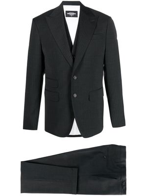 DSQUARED2 pinstripe-pattern three-piece suit - Gris