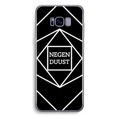 Negenduust geometrisch: Samsung Galaxy S8 Plus Transparant Hoesje