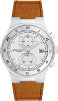 Horlogeband Kenneth Cole KC1314 Leder Bruin 25mm