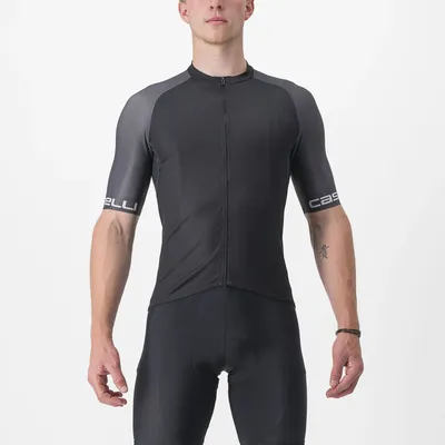 Castelli Entrata korte mouw fietsshirt zwart heren XL