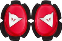 DAINESE Pista Knee Slider, Knie-sliders voor motorbroeken, Rood-Wit