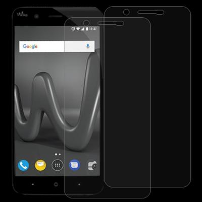 2 stuks voor Wiko Harry 0 26 mm 9H oppervlaktehardheid 2.5D gebogen rand gehard glas Screen Protector
