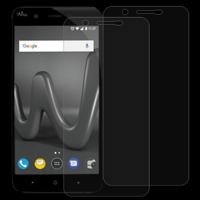 2 stuks voor Wiko Harry 0 26 mm 9H oppervlaktehardheid 2.5D gebogen rand gehard glas Screen Protector