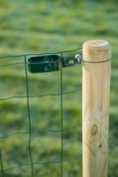 Draadspanset met 2 draadklemmen groen geplastificeerd - Nature