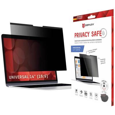 DISPLEX Privacy Safe Privacyfolie Laptop 35,6 cm (14) Beeldverhouding: 16:9 01762 Universal