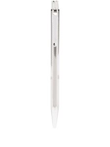 Caran d'Ache stylo à motif gravé - Argent