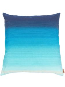 Missoni Home coussin Tonga 40 cm x 40 cm - Bleu