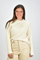 Ami Paris trui Ami Label FKS024.KN0031 ivory Ami Paris trui Ami Label FKS024.KN0031 ivory