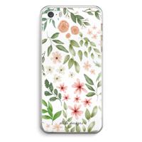 Botanical sweet flower heaven: iPhone 5 / 5S / SE Transparant Hoesje