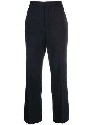 Chloé pantalon court à coupe évasée - Bleu