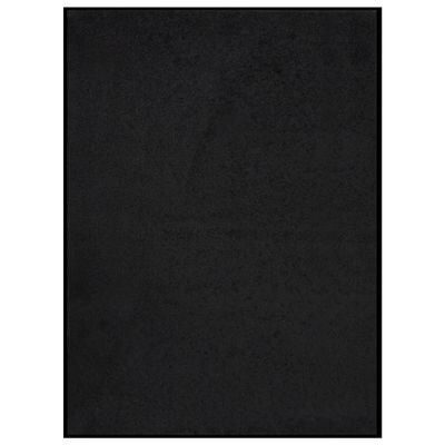 VidaXL Deurmat 60x80 cm zwart