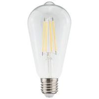 LED Filament lamp E27 - 9 Watt 1055 Lumen - ST64 Edison - 2700K Warmwit licht - Dimbaar - Helder glas