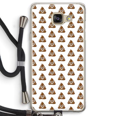 Poop emoji: Samsung Galaxy A5 (2016) Transparant Hoesje met koord