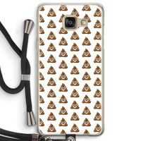 Poop emoji: Samsung Galaxy A5 (2016) Transparant Hoesje met koord