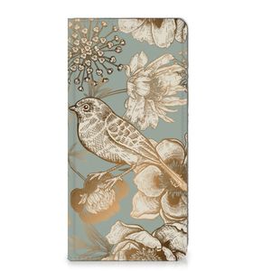 Smart Cover voor Xiaomi 13 Lite Vintage Bird Flowers