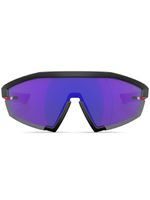 Prada Linea Rossa lunettes de soleil PS 03ZS à monture pilote - Noir