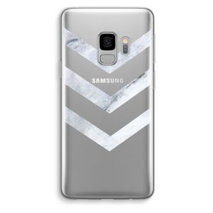 Marmeren pijlen: Samsung Galaxy S9 Transparant Hoesje