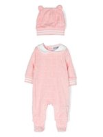 Moschino Kids trousseau de naissance à motif monogrammé - Rose