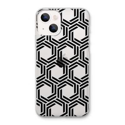 Geometrisch patroon: iPhone 13 Transparant Hoesje