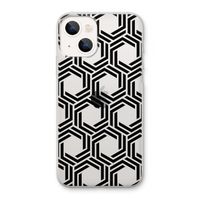 Geometrisch patroon: iPhone 13 Transparant Hoesje