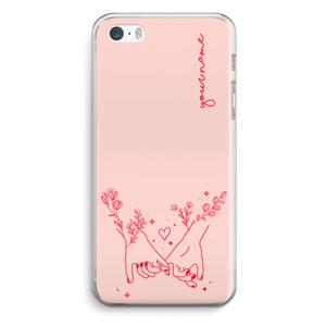 Best Friends: iPhone 5 / 5S / SE Transparant Hoesje