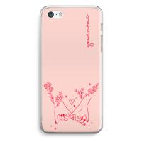 Best Friends: iPhone 5 / 5S / SE Transparant Hoesje