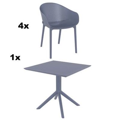 Garden Impressions Sky 5-delig tuinset - donker grijs