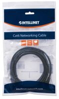 Intellinet 342070 RJ45 Netwerkkabel, patchkabel CAT 6 U/UTP 3.00 m Zwart 1 stuk(s) - thumbnail