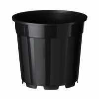 Nature container met afwatering zwart 10 liter - thumbnail