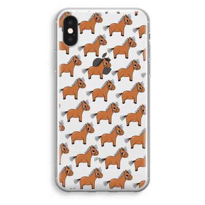 Pony: iPhone X Transparant Hoesje